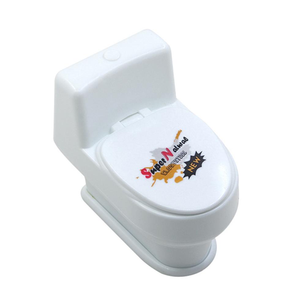 Timekey Mainan Simulasi Toilet Mini Semprot Air Untuk Lelucon Halloween A7W8