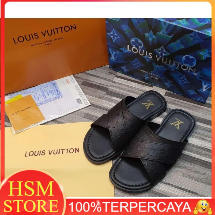 SANDAL SLIP ON PRIA LOUIS VUITTON MIRROR ORIGINAL SP-067