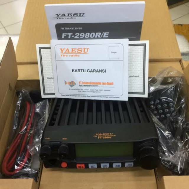RADIO RIG YAESU FT-2980 VHF ORIGINAL RESMI YAESU FT2980 FT 2980
