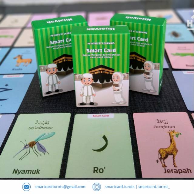 smart card sejenis flash card untuk media pembelajaran anak