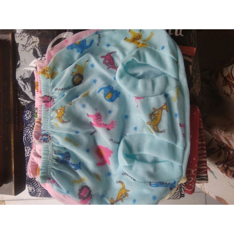 celana pop bayi/katok kodok bayi motif