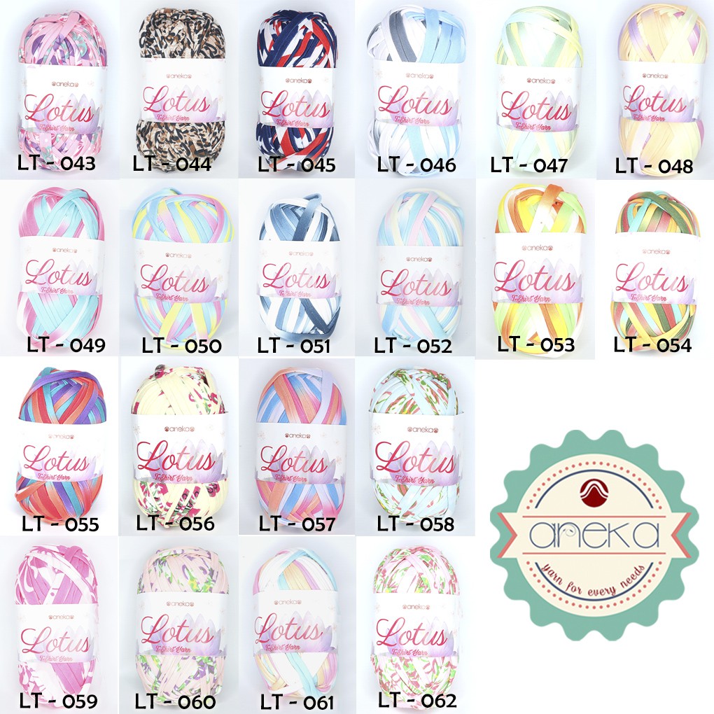 KATALOG Benang Rajut Lotus Sembur TShirt Yarn Sembur KATALOG Benang Rajut Lotus Sembur TShirt Yarn Sembur