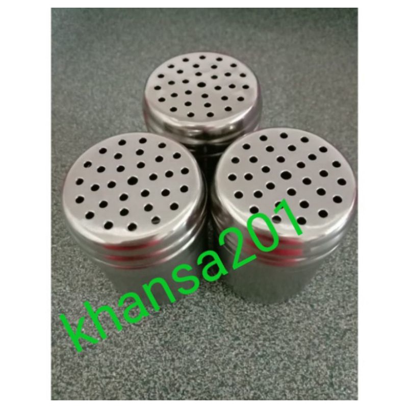 

tempat bumbu merica,garam,lada,stainless steel