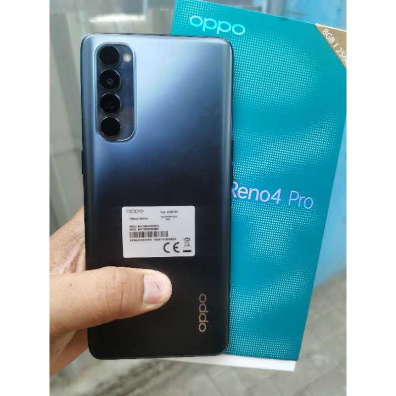 OPPO RENO 4 PRO 8/256 LIKE NEW FULLSET GARANSI JALAN | Shopee Indonesia