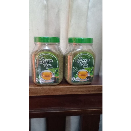 Jahe Merah GREENTEA Spirulina Anugeran kemasan toples 350 gram / Herbal Asli Indonesia