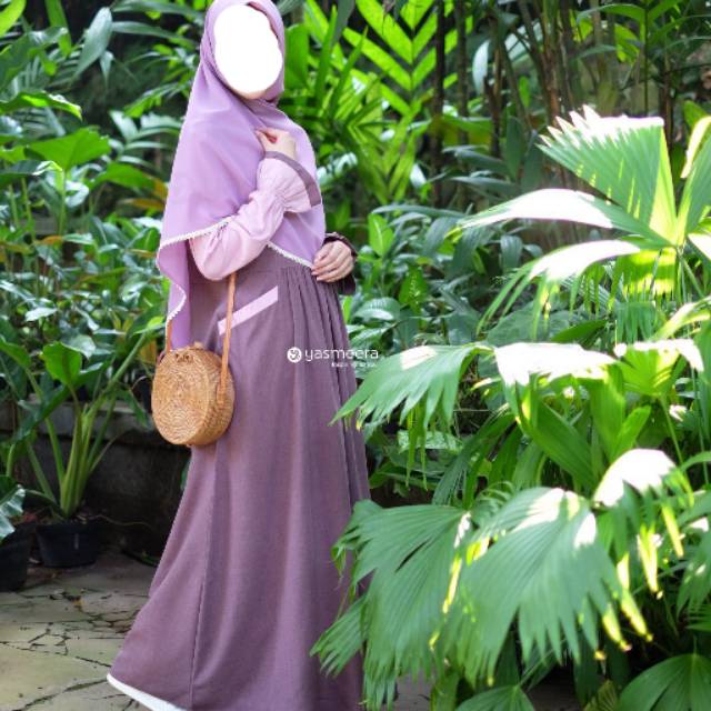 Gamis Busui Gamis Daily Gamis Katun Supernova Olivia Dress by Yasmeera