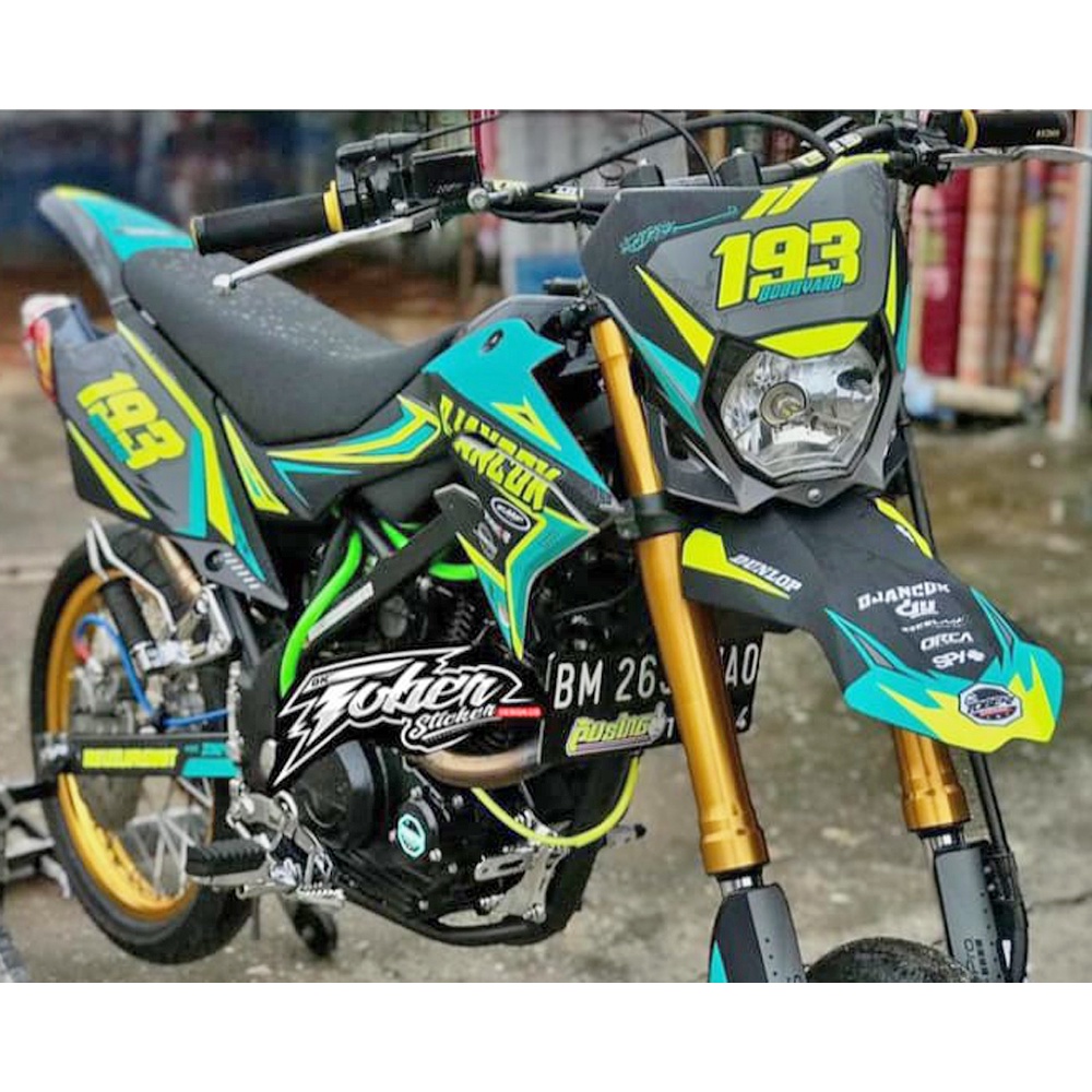 Decal Stiker KLX BF 150 / KLX BF SE EXTREME / D'TRACKER 150 SE NEW / CRF 150 L Full Body Sticker Cus