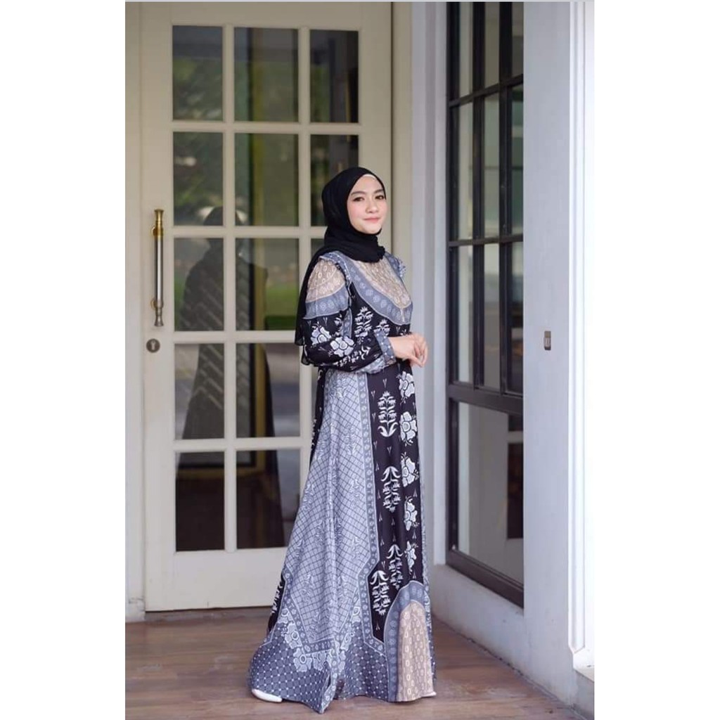 Kain Maxmara Lux Motif Melati harga per 0.5m