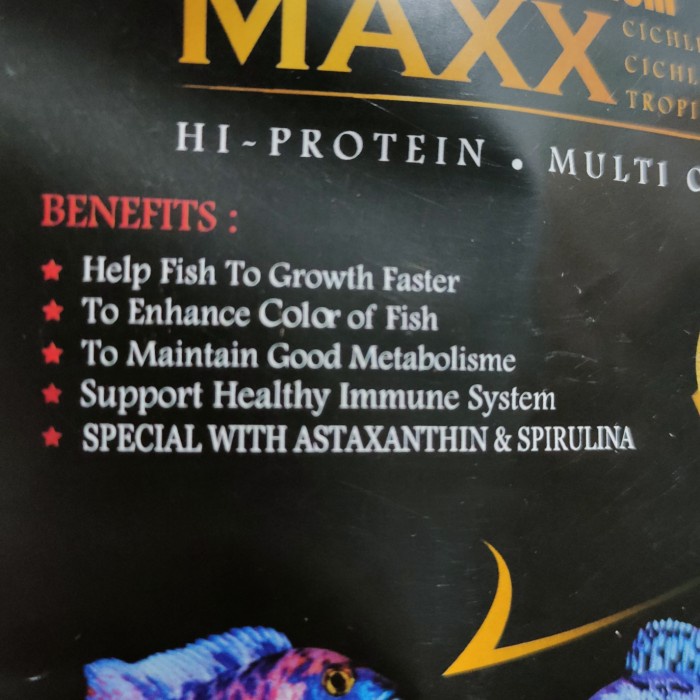 PREMIUM 88 - Pelet Cichlid MAXX King Premium SINKING 100 Gram