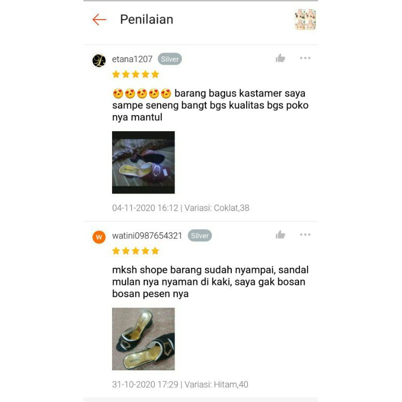 HEELS HAK TAHU SLOP PESTA BAHAN PARTY CASUAL MURAH WANITA MULAN SPB15-1