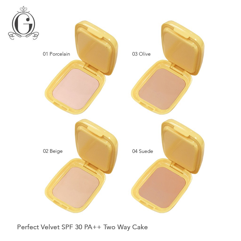 ⭐️ Beauty Expert ⭐️ Madame Gie Perfect Velvet SPF 30 Two Way Cake - MakeUp Bedak Padat