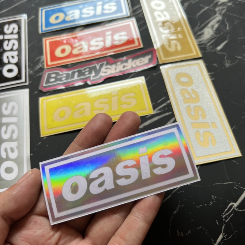 STICKER STIKER BAND OASIS CUTTING