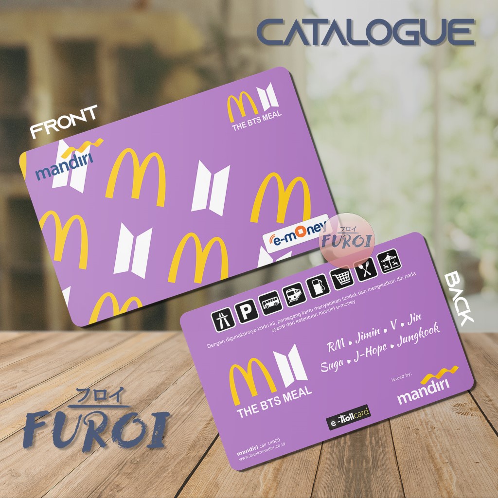 Custom Flazz BCA | Custom Emoney Mandiri | The BTS Meal