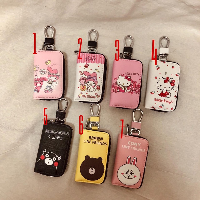 NEW DOMPET STNK DOMPET KUNCI MOTOR KUNCI MOBIL KARAKTER UNIK LUCU G2IM