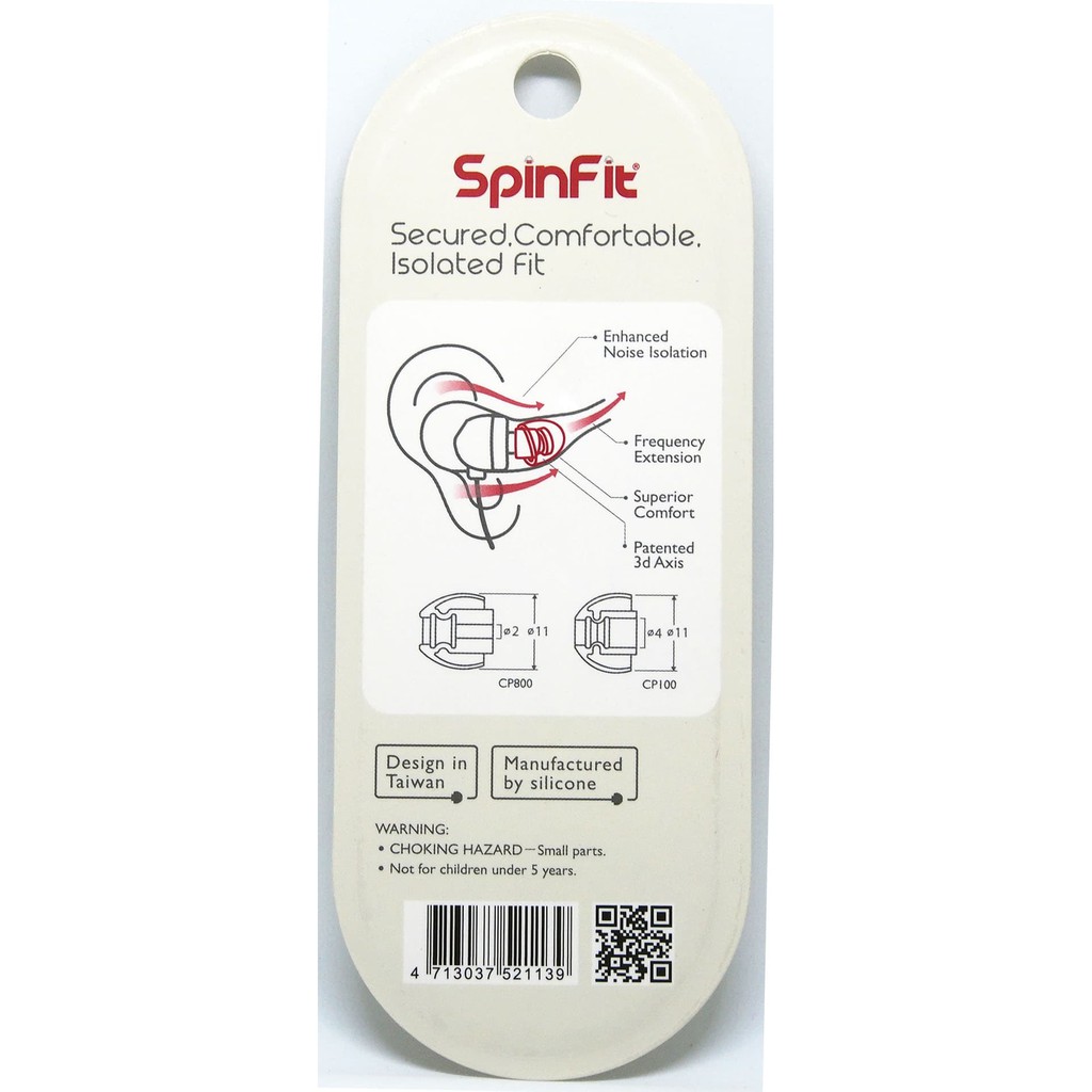 SPINFIT - CP100 - Silicone Eartips - ORIGINAL