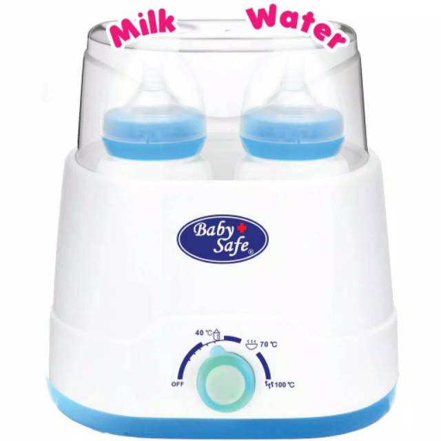 Baby Safe LB216 Twin Bottle Warmer Alat Steril Penghangat Botol Susu Anak Bayi