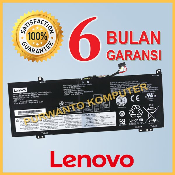 Original Baterai Laptop LENOVO FLEX 6-14ARR 6-14IKB 6-14IKB-81EM000WUS IdeaPad 530S-14ARR-81H1 81H10