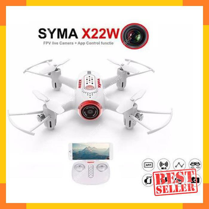 CAMERA DRONE MINI/SYMA X22W BONUS TAMBAHAN BATERAI DRONE WIFI FPV MINI DRONE