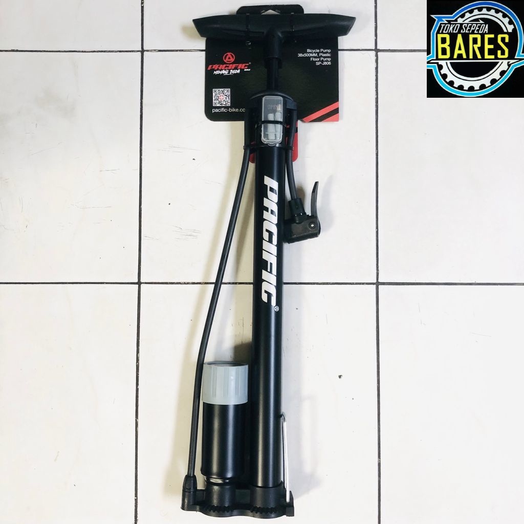 Pompa Sepeda Pacific SP-J806 / SP-J807 / Floor Pump with Gauge