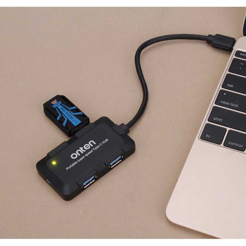 Robotsky USB Hub 3.0 4 Port with USB Power Supply - U9102B