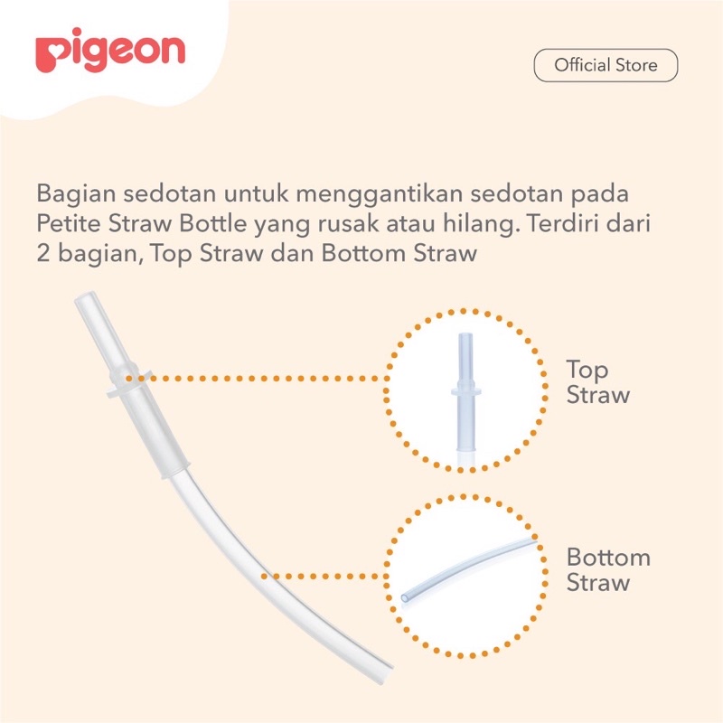 REFILL SEDOTAN PIGEON MAG MAG ISI 1 PCS  PIGEON PETITE SPARE STRAW