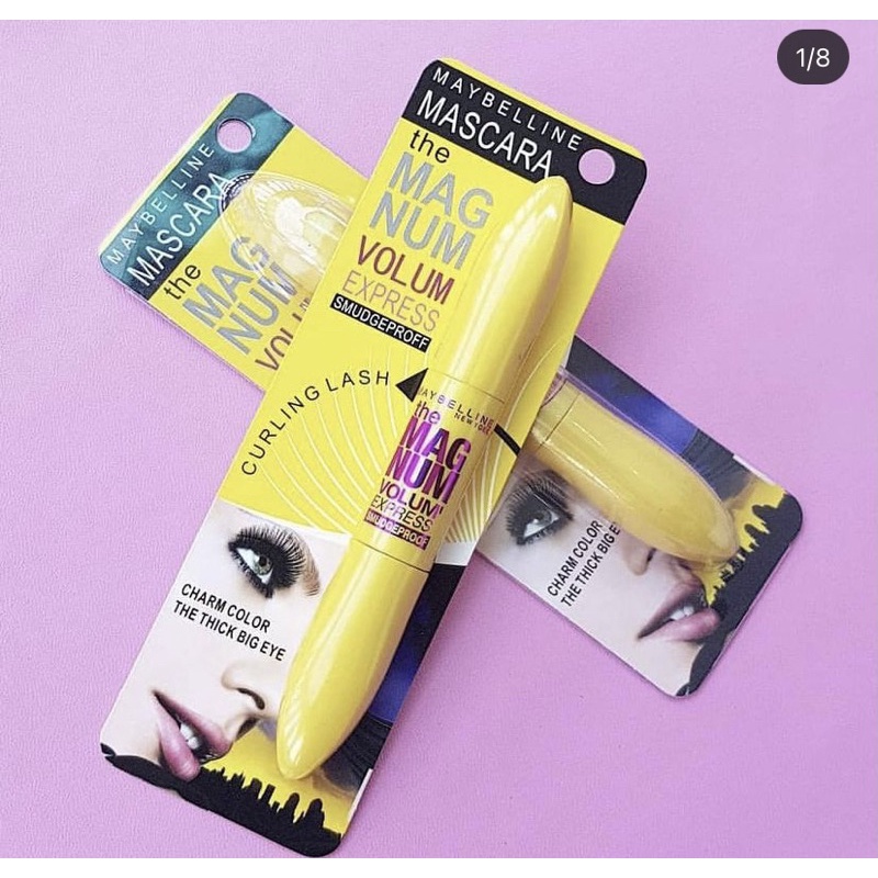 [Termurah] Mascara dan Eyeliner Maybelline / Revlon 2 in 1 waterproof