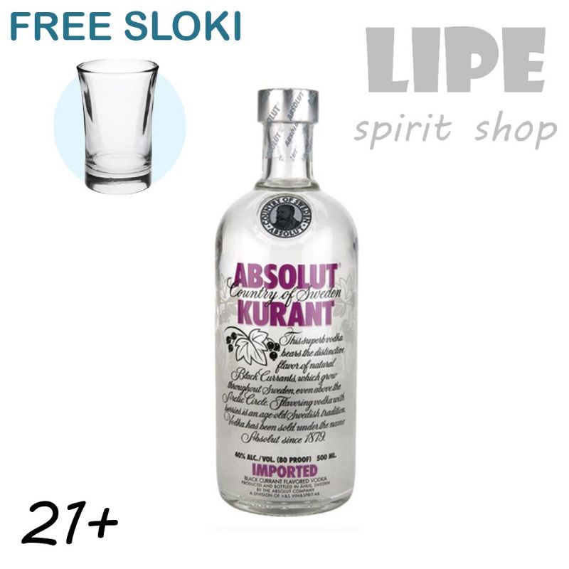 Jual Absolut Kurant Vodka Original | Shopee Indonesia