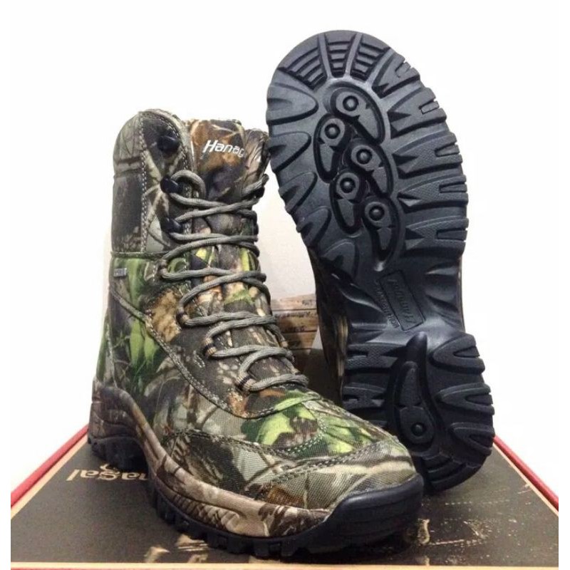 Sepatu Tactical Boots Hanagal Loreng Camo 8inc Sepatu original