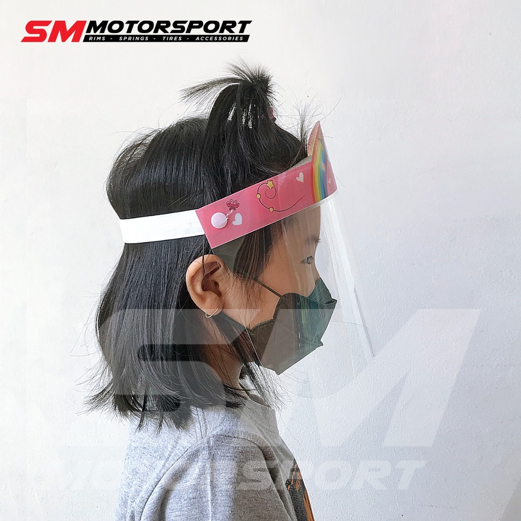 Faceshield Face Shield APD ANAK Kartun Lucu Anti Droplet Batita Balita