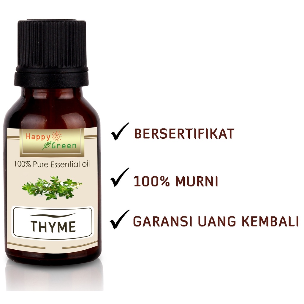 Happy Green White Thyme Essential Oil - Minyak Timi putih