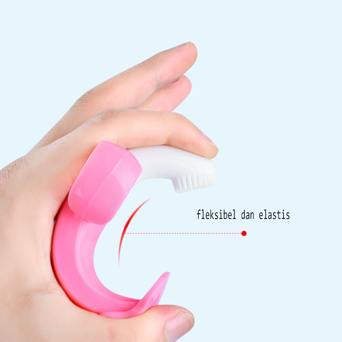 LYSASHOP - GIGITAN BAYI MAINAN TEETHER BENTUK JERAPAH BUAH - BUAHAN dan SIKAT GIGI PISANG-7