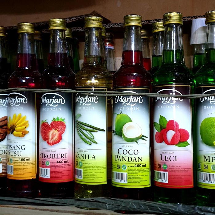 

SIRUP- SIRUP MARJAN 460ML/ SYRUP MARJAN/ SIROP MARJAN DGN EXTRA BUBBLE WRAP - PISANG SUSU -SIRUP.