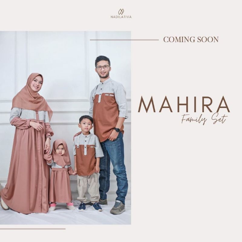 NADILATIVA | MAHIRA FAMILY SET | COUPLE SARIMBIT KELUARGA
