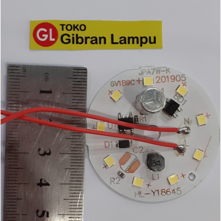 PCB Mata Lampu LED 7w KW1 Tanpa Driver - DOB LED AC 7 Watt Langsung 220V (ACR)