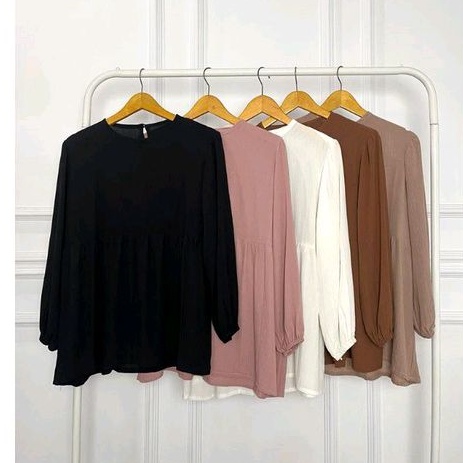 Lily Blouse Crinckle // Basic Blouse