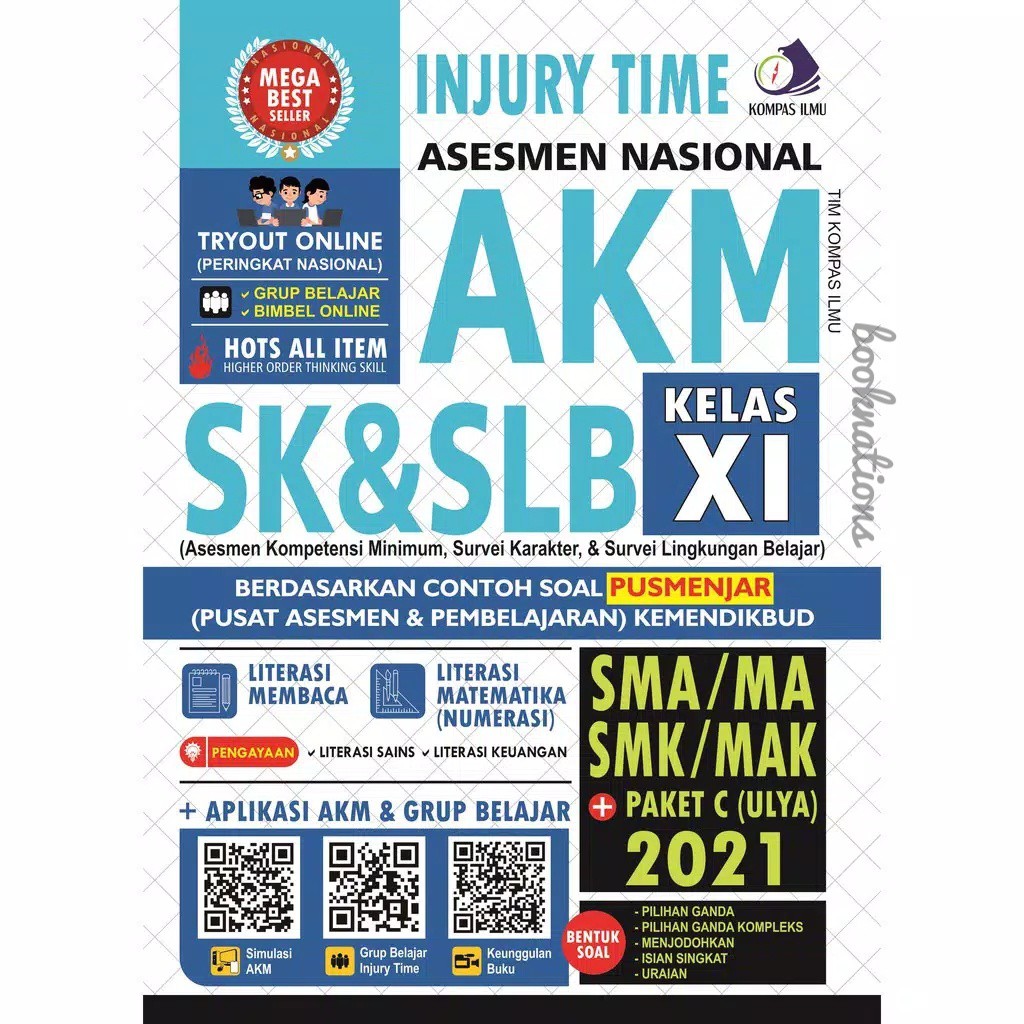 Buku Soal Kelas Xi Sma Injury Time Akm Sk Slb Kelas Xi Sma Smk 2021 Shopee Indonesia