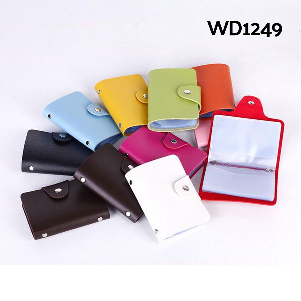 LS 054 - DOMPET KULIT KARTU FASHION ISI 12 KARTU IMPORT CARD HOLDER / SOUVENIR PERNIKAHAN