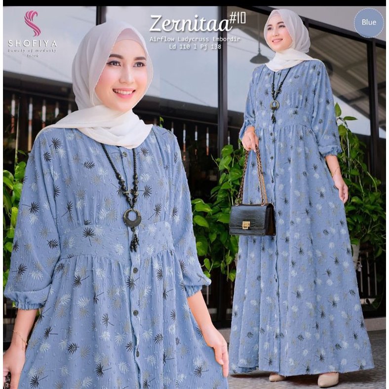 Gamis Shofiya Terbaru//Zernitaa Dress