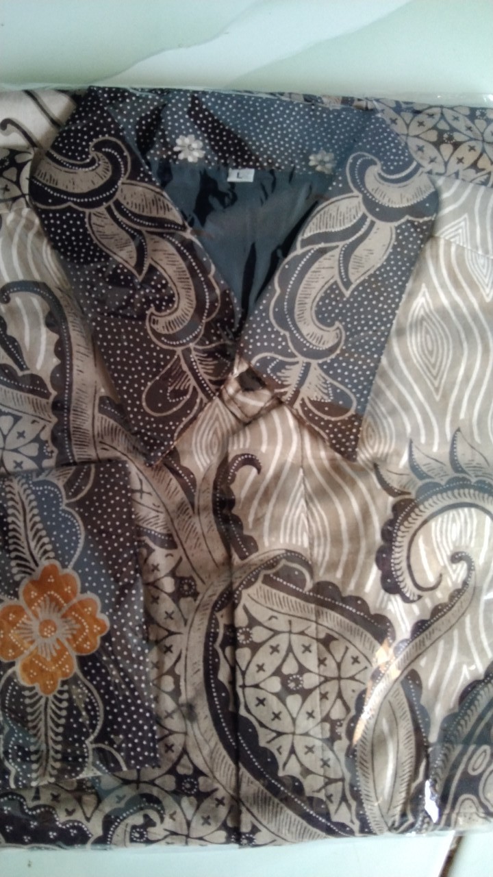 Kresna Batik Lengan Panjang Full Furing Katun Halus Sragenan Hq Size M-xxl Batik Solo