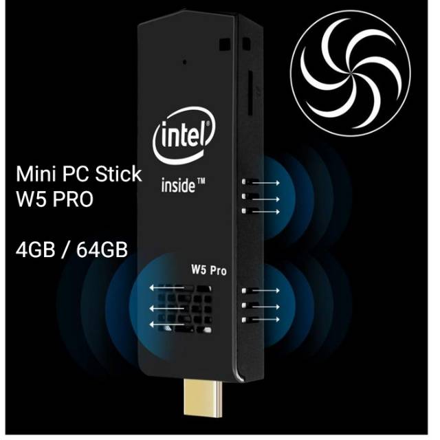 Mini PC Stick Intel W5 Pro 4GB Ram 64GB Rom 4/64 Wifi USB 3.0 Fan Windows 10 Original