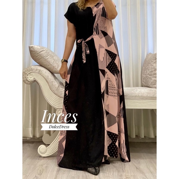 Daster Arab DOLCE INCES Original Label Dress Rayon Super-DIYARA: DUSTY