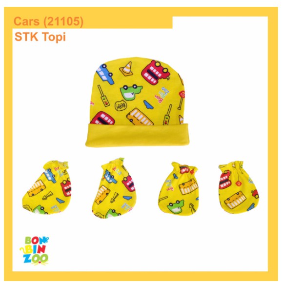 1set topi + sarung tangan + kaki Bonbinzoo SNI CBKS