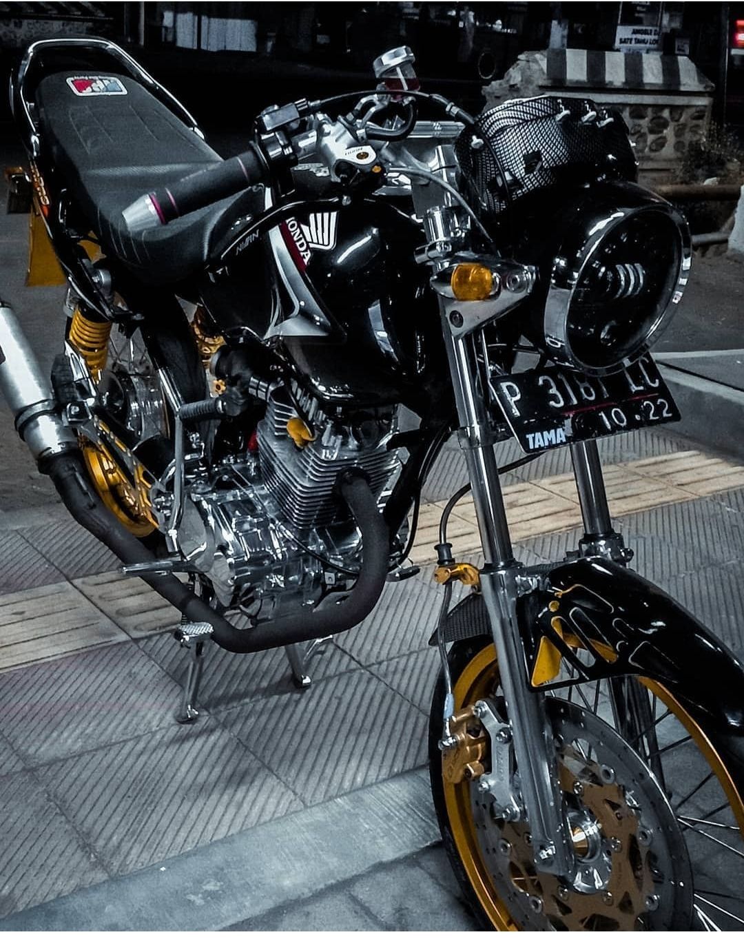 Striping Stiker Lis Standar Honda Megapro Primus 2006 Shopee