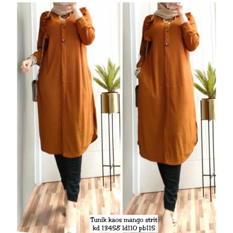 Tunik kaos knit mango
