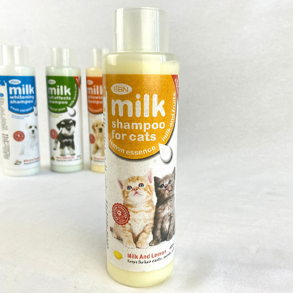 

BBN Shampoo Kucing MILK Lemon Essence Cat Shampoo 400ml