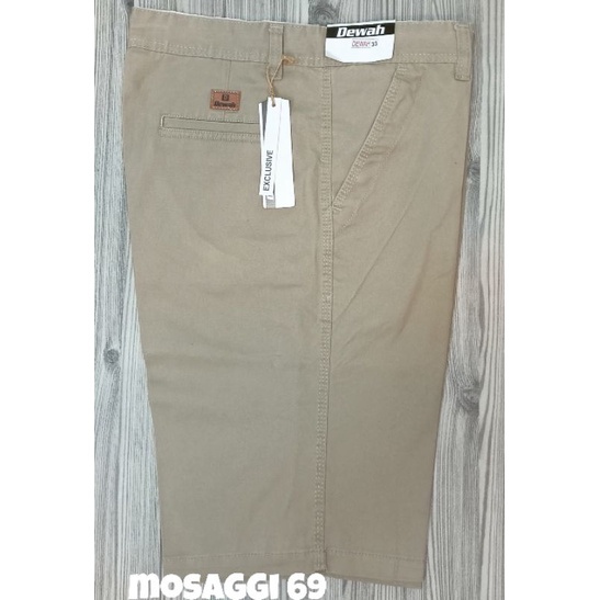 CELANA PENDEK PRIA KATUN TWILL UKURAN BESAR