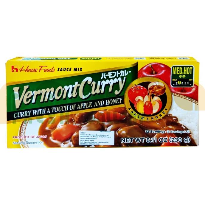 

Produk Unggulan] House Vermont Curry Jumbo Medium Hot 230 Gr