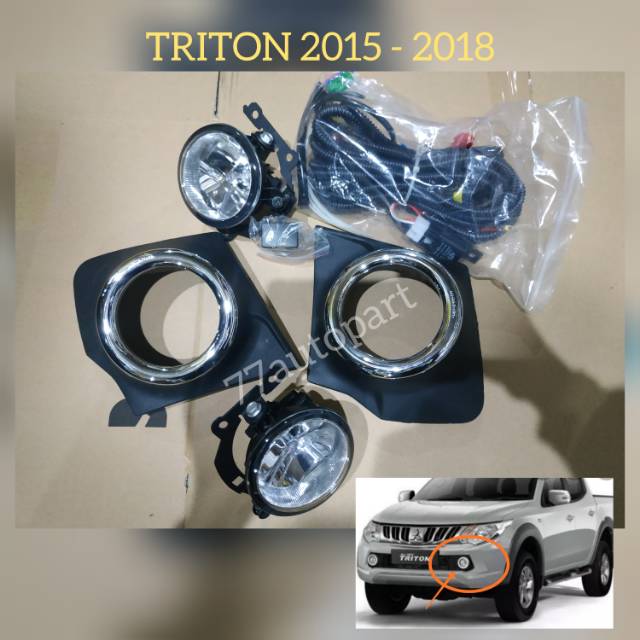 Lampu kabut foglamp triton 2015 2016 2017 2018