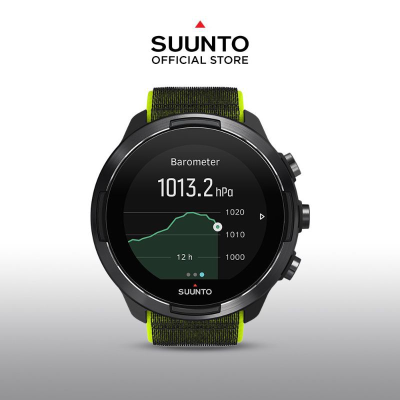 SUUNTO 9 BARO LIME-ULTRA-ENDURANCE GPS WATCH WITH GARANSI RESMI 2 TAHUN