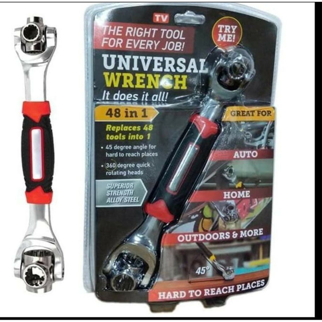 Tiger Wrench Kunci Pas 48 in 1 Universal Wrench 0558